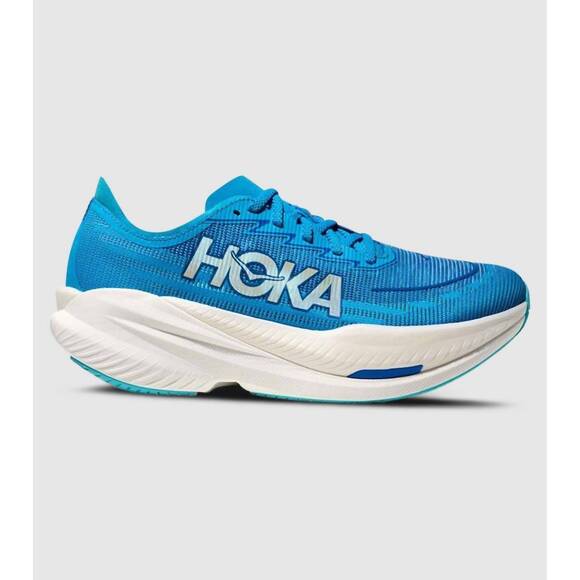 NEW HOKA men's mach x 2 sneakers in skyward blue electric cobalt
